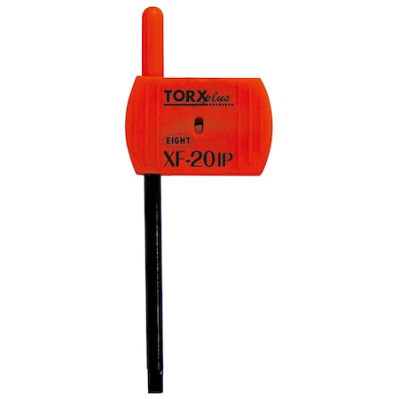 Eight Tool TORX PLUS KEY FLAG HANDLE, 20IP X 87MM RED XF-20IP